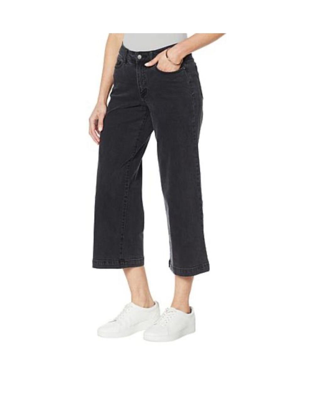 G by Giuliana Wide-Leg Cropped Jean size 6 NWT
